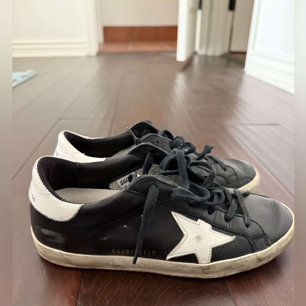Black and White GGDB Sneakers
